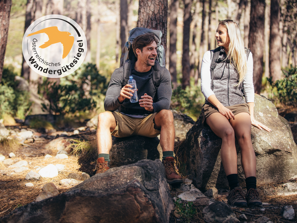 Couple hiking