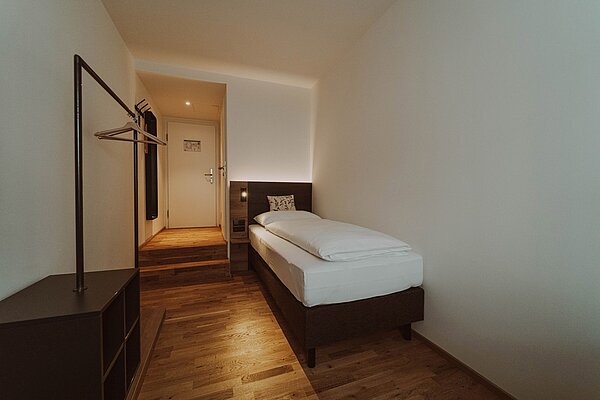 Standard single room at Burghotel Schlaining.