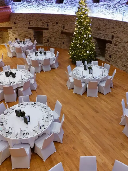 Christmas party in the Granarium at Schlaining Castle.