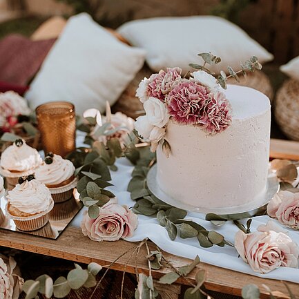 Wedding cake at Schlaining Castle.