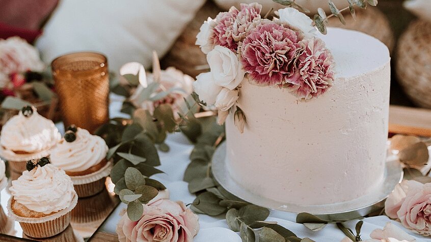 Wedding cake at Schlaining Castle.