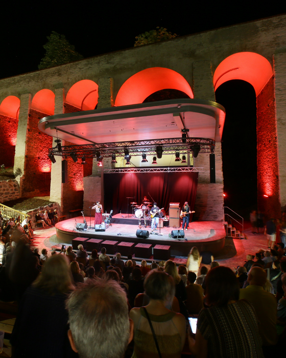Concert in the castle arena of Schlaining Castle.