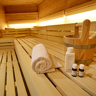 New Finnish sauna at Burghotel Schlaining.