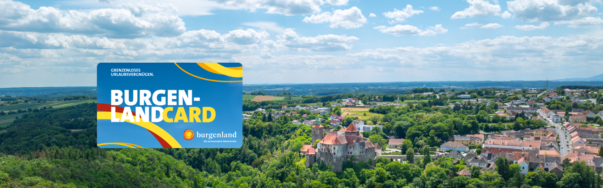 Aerial view of Schlaining Castle (c) Burgenland Tourism_MFilm