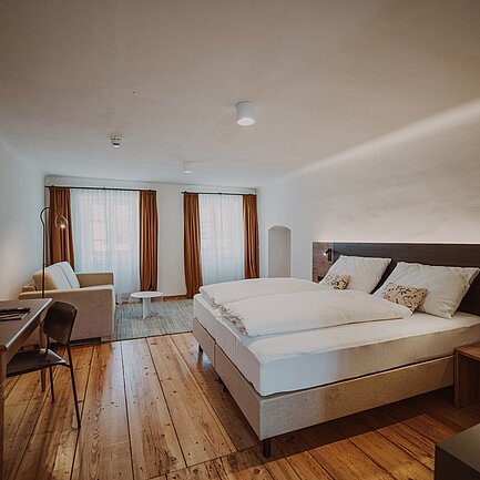 Junior suite at the Burghotel Schlaining.