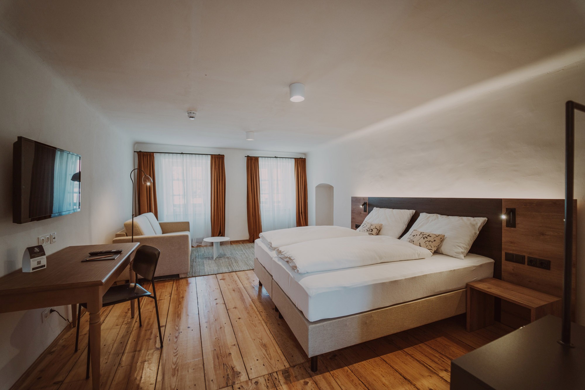 Junior suite at the Burghotel Schlaining.
